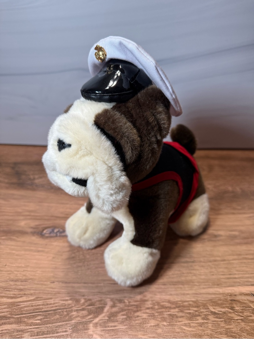 Official US Marine Corps Chesty Bulldog Plush Dress Blues 10"